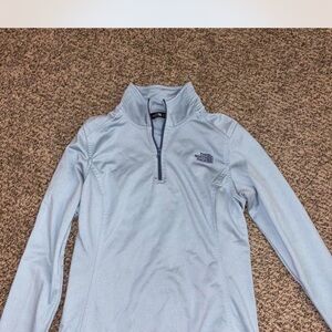 The North Face Sky Blue Half-Zip Top